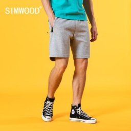 SIMWOOD-Short de sport en jersey de coton pour homme vêtement de marque confortable jogging gym