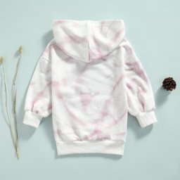 Sweat-shirt à capuche pour enfants pull à manches longues coupe ample avec poche avant pour filles