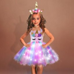 Purim – robe licorne de noël pour filles robe Tutu de princesse pour bal de danse de Ballet