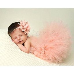 Jupe bouffante mignonne pour bébé fille Tutu et bandeau pour Photo tenue de Costume