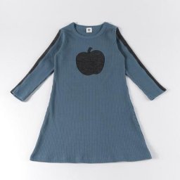 Ensemble de robe de famille à manches longues pour filles vêtements pour enfants denim noir coton