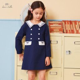 MACSpring-Robe de Style Sвpour Fille Vêtements Lolita Doux à la Mode pour Enfant DK1230