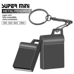 Mini clé USB en métal haute vitesse clé USB 2.0 clé USB disque U 4 Go 8 Go 16 Go 32 Go 64