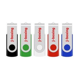 J-boxing – Clé USB pivotante et rotative de stockage pour ordinateur Mac avec 32 go de capacité