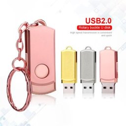 Clé USB haute vitesse clé USB clé USB clé USB clé USB cadeaux fantaisie or rose argent 64