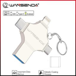 Wangenda-Clé USB 3.0 de type C 4 en 1 support à mémoire de 16 Go 32 Go 64 Go 256 Go 128 Go