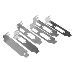 Adaptateur de support à profil bas en métal Port de déflecteur HDMI DVI DP VGA pour carte graphique