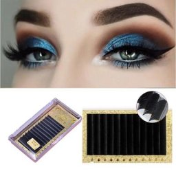 Faux-cils en vison simple 0.15mm Simulation de protéines en soie extension de cils naturels et