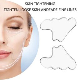 Masque pour les yeux en Silicone Transparent autocollant Anti-rides et Anti-âge patchs de soins de