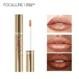 FOCALLURE-Rouge à lèvres hydratant longue durée liquide scintillant résistant à l'eau surface