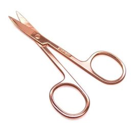Petits ciseaux en acier inoxydable or Rose pour couper les sourcils outils de beauté de