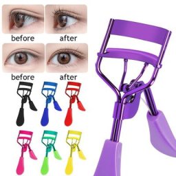 Recourbe-cils manuel 7 couleurs sans chaleur pince de levage portable maquillage des yeux