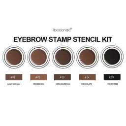 Kit de tampons à sourcils et pochoirs à sourcils pour un maquillage parfait pommade à sourcils