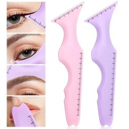 Pochoirs en silicone réutilisables pour eye-liner pointe ailée aide à l'eye-liner crayon à