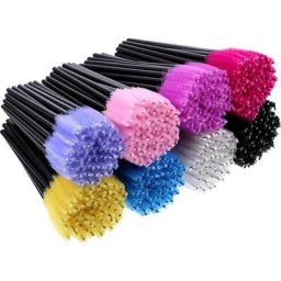 Micro brosse à cils de poulet baguettes de mascara applicateur Végét peigne pour les yeux