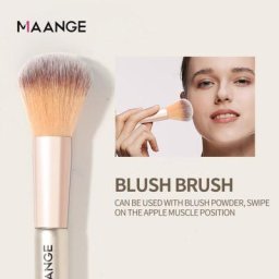 Brosse de maquillage à Double tête 1 pièce portable poudre fond de teint correcteur cosmétique