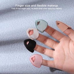 Mini poudre de fond de teint bouffante pour les doigts 1 pièce éponge de maquillage pour le