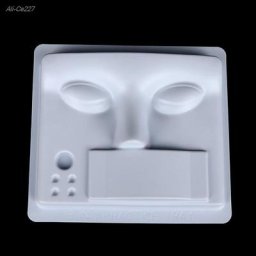 Mannequin en plastique pour extension de cils 12.7x11.5cm 1 pièce fait à la main pratique tête