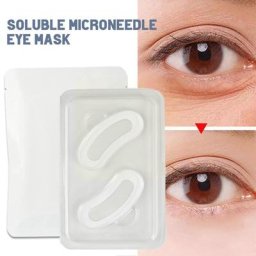 Masque pour les yeux en microneedle soluble à l'acide hyaluronique masque pour les yeux au