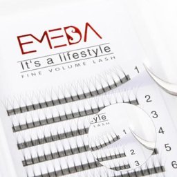 Faux-cils 3D en vison épais à fleurs Extensions de maquillage pour filles longueur mixte 0.07 /