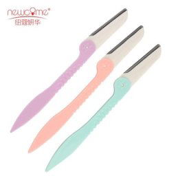 Rasoir portable à lame pour épilation des sourcils rasoir de visage coupe-épilation rasoir de