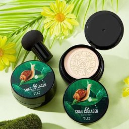 Sérum de collagène d'escargot coussin de fond de teint crème CC liquide contrôle BB hydratant