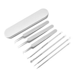4/7/8PCS Acné Points Noirs Aiguilles de Retrait Des Points Noirs Nettoyant Tête Noire Nettoyeur de