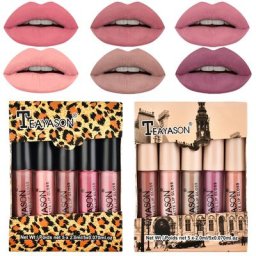 TEAYASON-Ensemble de rouge à lèvres liquide Nude 256 maquillage longue durée beauté cosmétique