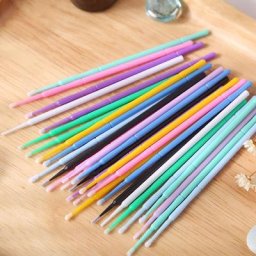 Micro-brosses jetables 100 pièces/paquet micro-brosses applicateurs Extensions de cils brosse