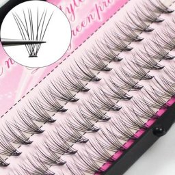Faux cils individuels 60 pièces pour extensions de cils maquillage professionnel greffage