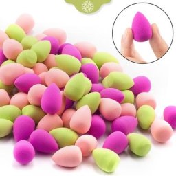 Mini éponge de maquillage en forme de goutte d'eau bouffée de fond de teint utilisation humide et