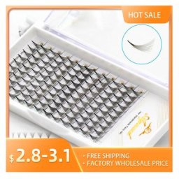 AGUUD Super fans extension de faux cils 3D/5D/6D/8D/10D/12D/14D Volume 0.05 cils en éventail