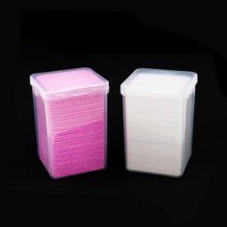 Lingettes en coton dissolvant pour colle à cils nettoyant pour vernis à ongles en gel UV tampon de