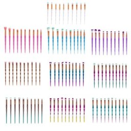 Ensemble de pinceaux de maquillage professionnels outils de brosse cosmétique contour des yeux