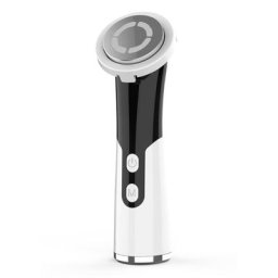 Masseur ultrasonique à LED chauffage électrique micro courant Lifting soins de la peau visage