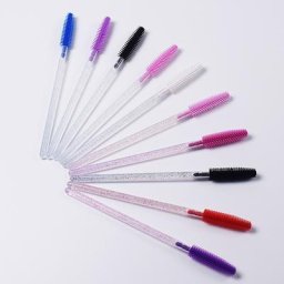 Brosse à cils en Gel de Silicone jetable peigne baguettes de Mascara outil d'extension de cils
