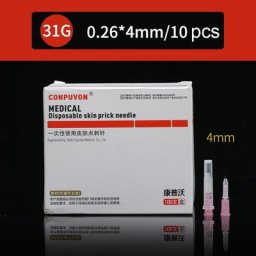 Petite aiguille jetable ajustable de 31G 4mm 31G injection de micro-plastique cosmétique outil