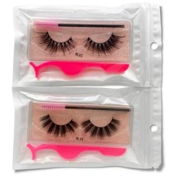 Faux-cils en vison 3D doux naturels et clairsemés accessoire de maquillage en vrac vente en