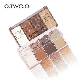 O.TW O.O-Palette de contouring pour le visage 4 couleurs ombre poudre bronzante longue durée