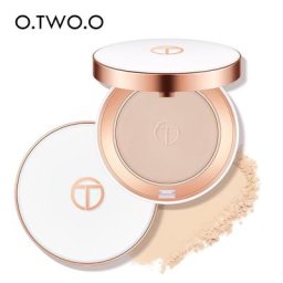 O.TW O.O – poudre compacte de réglage du visage contrôle de l'huile 3 couleurs mat finition