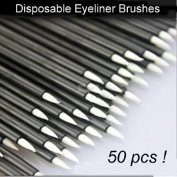 Pinceau Eyeliner Liquide pour Femme Outils de Maquillage des Yeux miles Cosmétique Poulet 50Pcs
