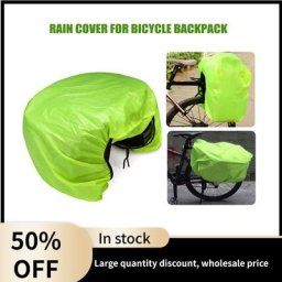 Sac de cyclisme en plastique étanche housse de pluie sac arrière de vélo housses de pluie sacs