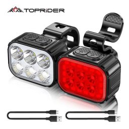 TOStore IDER Cape LM-enquêter avant de vélo aste par USB éclairage LED T6 1100mAh éclairage de