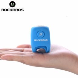 ROCKBROS-Sonnette électrique pour guidon de vélo VTT klaxon étanche à la pluie coque en gel de