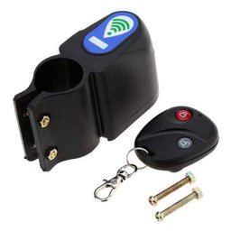 Alarme de vélo intelligente sans fil avec télécommande alarme antivol capteur de vibration de