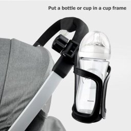Porte-gobelet antidérapant pour poussette de bébé porte-bouteille de lait pour vélo universel