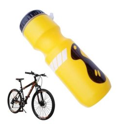 Bouteille d'eau isolée pour vélo en plein air avec couvercle anti-fuite à rabat à débit rapide