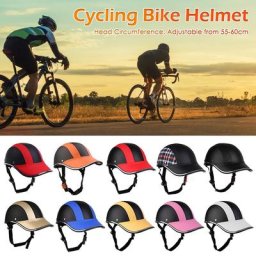 Casque de vélo réglable pour hommes et femmes casquette de baseball sécurité anti-UV vélo de