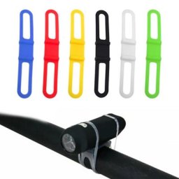 Bande en Silicone pour fixation de téléphone support de lampe de vélo 3 pièces