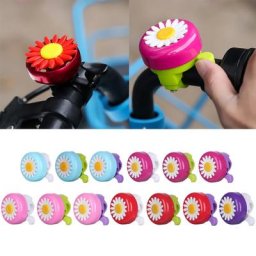 Klaxons AndrFlower pour enfants multicolore sonnette de vélo amusante pour enfants anneau de vélo